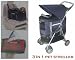 Hottest Look in Navy Blue 3 in 1 Pet Stroller