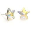 Small Auror Borealis Swarovski Star Stud Earrings Fashion Jewelry