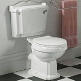 Traditional White Belmont Toilet Pan and Cistern