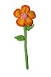 17" Bendable Stuffed Daisy Plush Flower (Around 44cm) - Orange