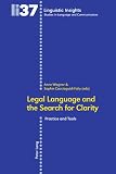Legal Language and the Search for Clarity: Practice and Tools