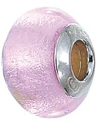 Zable (tm) Sterling Silver Murano Glass Birthstone October Pandora Compatible Bead / Charm