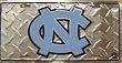 LP - 832 University of North Carolina NC Tarheels License Plate - 2595