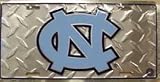 University North Carolina NC Tarheels Diamond License Plate