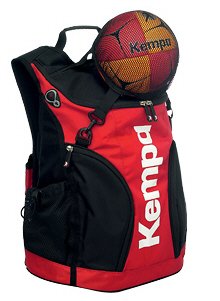 Kempa Handball Rucksack rot/schwarz