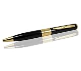 Stylischer Video Kugelschreiber / Spy Pen / Spypen, dank Bewegungssensor außerst stormsparend, Kamera auch als Webcam einsetzbar + 4 GB Micro SD Karte - Marke Incutex