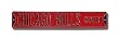 Chicago Bulls Court Ct Sign 6 x 36 NBA Basketball Street Sign