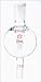 Kontes Rotary Evaporator Traps With Inner Vapor Tube at Top, 100mL Capacity