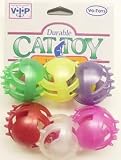 Vo-Toys #15052 6PK Jingl Cat Ball Toy