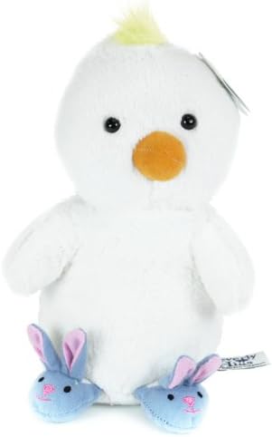 Beverly Hills Teddy Bear Co. Little Slipper Chick White Plush