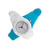 Funny Time Kinder-Armbanduhr wei�-blau mit Wechselband Analog FT5003-00