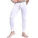 ZIHAN Men's Bamboo Fiber Low Rise Skinny Leggings Pants Medium White