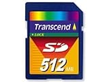 Transcend 512Mb Sd Card 80X