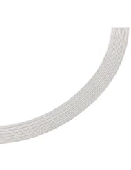 Hollow Fox Mesh Chain Sterling Silver Ch322 17 Inch