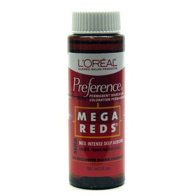  L'Oreal Preference Coloration permanente Preference MR8 Mega Red-Auburn moyen profond et intense