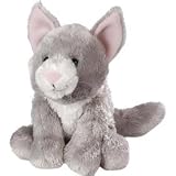 Fuzzy Fellas Grey Cat 11" Plush