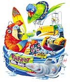 Cover image : Jimmy Buffett Sticker- Pool Party