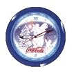 Coca Cola Coke Polar Bear Neon Wall Clock 20" Made In USA Spun Aluminum Powder Coated Finish