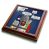 Rich Diesslins Funny General Cartoons - Lame Lines and the Classic Batman TV Show - Trivets