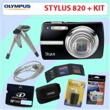 Olympus Stylus 820 Black 8MP Digital Camera + 1GB Accessory Kit