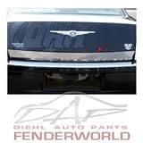 CHRYSLER 300 300C 05 06 07 CHROME STEEL REAR DECK TRIM