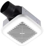 Broan 791LED 100 CFM 1.5 Sones Ventilation Fan with LED Lighting, White