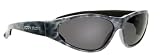 Body Glove 90244 Polarized High Impact Safety Glasses, Silver Frame, Gray Lens