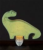 Children's Quality Designed Green Dinosaur Bedroom Night Light