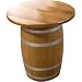 18 Gallon Barrel Table: Unvarnished