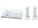 Panasonic デジタルコードレス普通紙ファクス ホワイト 子機2台付き (A4送信/A4受信) KX-PD301DW-W