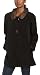 Apparel : Jones New York Women's Faux Silk Snap Front Coat with Stand Collar