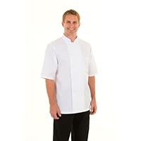 Chef Works JLCV-WHT Montreal Cool Vent Basic Chef Coat, White, Large