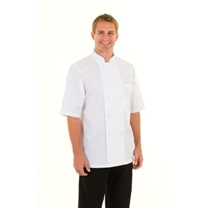 Chef Works JLCV-WHT Montreal Cool Vent Basic Chef Coat, White, Large by Chef Works