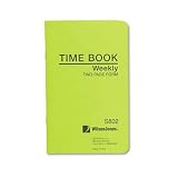 ACCO BRANDS / Foreman`s time book, 36 pages, 6-3/4 x 4-1/8 / WLJS802 / Sold as 1 Each / Mfr Part # S802 \*/ Foreman`s time book, 36 pages, 6-3/4 x 4-1/8