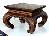 Opium Tisch: Holz Massiv Kolonial Couchtisch 25