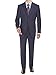 Bianco B Men's Suit Sharkskin Two Button Jacket Modern Fit Suit Blazer & Pants