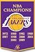 Los Angeles Lakers 24x36 Wool Dynasty Banner