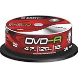3 Pack of 16x Write-Once 4.7GB DVD-R - 25 Disc Spindle