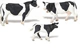 Safari LTD Holstein Bull, Cow and Calf Set