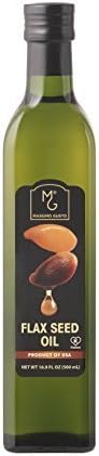 Massimo Gusto Flax Seed Oil, 16.9 Ounce 2-Pack by Massimo Gusto