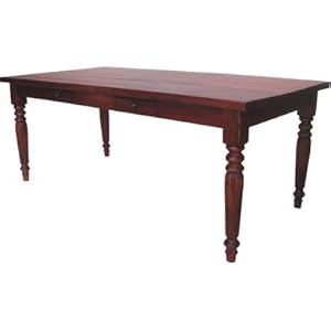 Cottage Dining Table In Medium Brown