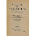 Visages et caracteres: etudes de physiognomie book cover