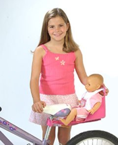 Childrens Toyshop  Toys : Dolly Come Ride With Me Doll's Bicycle Seat