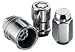 McGard 74042 Chrome Cone Seat Trailer Wheel Locks (1/2"- 20 Thread Size) - Set of 2