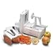 World Cuisine Tri-Blade Plastic Spiral Vegetable Slicer