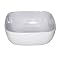 Square Melamine Dip Bowl - White