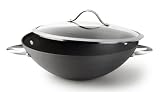 Calphalon Contemporary Nonstick 12-Inch Asian Wok with Glass Lid