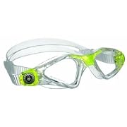 Aqua Sphere Kayenne Junior Goggles - Clear Lens - Clear Skirt/Clear and Lime Trim