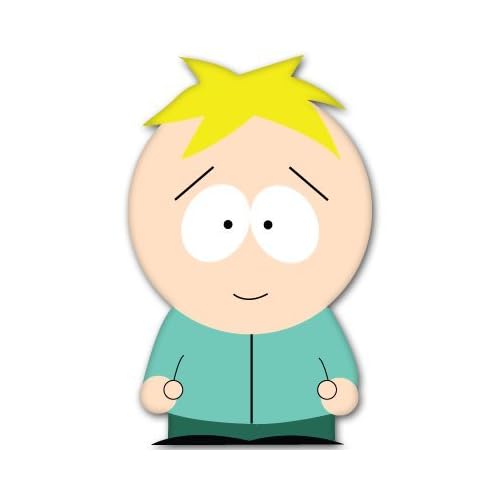 South Park Butters skinny bumper sticker decal 3" x 5"