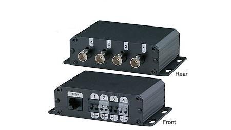 Defender Security 1 UTP To 4 Coax Receiver/Transmitter Ideal For CCTV Applications/Multi-Media Defender Security 1 UTP To 4 Coax Receiver/Transmitter Ideal For CCTV Applications/Multi-Media